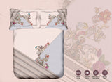 100% Cotton 400 TC King Size Double Bedsheet Digital Print - 274 X 274 CM with 2 Pillow Covers - 3 Pcs Set
