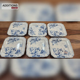 Mosaic snack plate. Set of 6. (Made In INDONESIA)