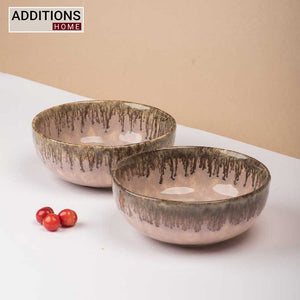 Peachy Stone Serving Bowls – Set of 3