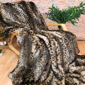 Luxury Animal Soft Fur Blanket, 230x270CM.
