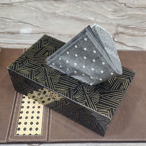 Tissue Paper Holder Box , Premium Paper Napkin Holder , for Dining Room, Kitchen, Bedroom Dressers, Car, Office and Home Decor / Napkin Box