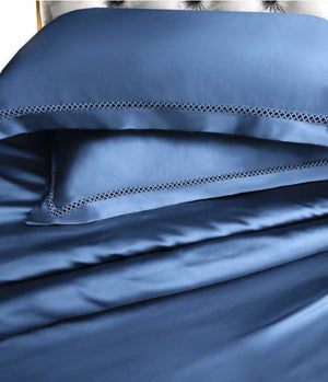 100% Cotton (Bamboo Fabric) 400 TC King Size Double Bedsheet - 275 X 275 CM with 2 Pillow Covers - 3 Pcs Set
