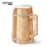 Wooden Beer Mugs, 100% Authentic and HANDWADE 530 ML Set of 2