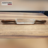 Acrylic Glass Unbreakable Anti Slippery Base Chakla and Belan - 9 Inch"