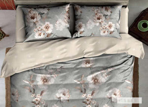 Spread Spain 220 TC Micro Fiber Super King Size Bedsheet - 108" X 108"